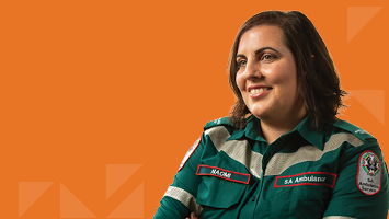 Public sector employee Naomi, Emergency Support Services Ambulance Officer